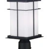 Quary 1-Light Post Lantern Home -Kenroy 3050013612 RLLD 1