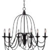 6-Light Sawyer Chandelier Home -Kenroy 3050324210 RLLD 1
