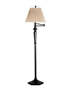 60.5in Clairemont Swing Arm Floor Lamp Home